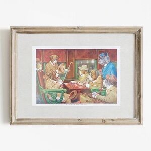 His Station and Four Acres Poker Sympathy Art Prints